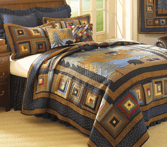 Midnight Bear CLT0111214H Quilt Blanket