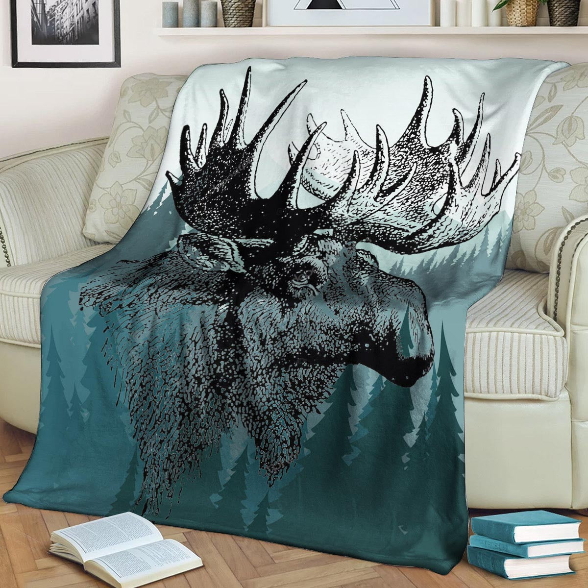Mighty Moose CLA21100444F Sherpa Fleece Blanket