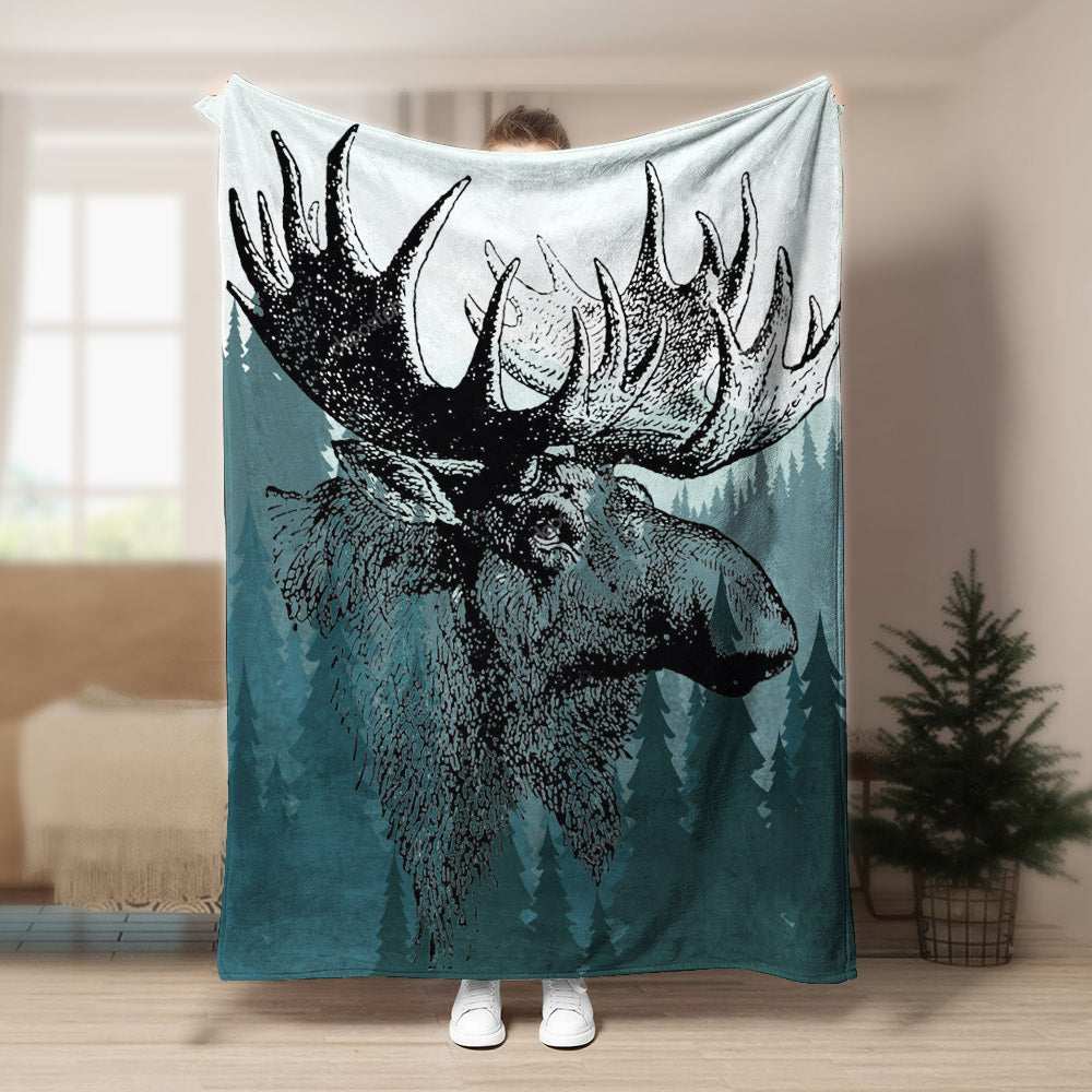 Mighty Moose CLA21100444F Sherpa Fleece Blanket