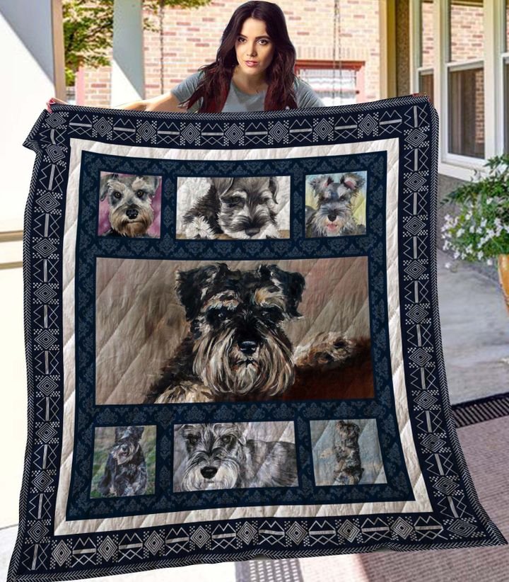 Miniature Schnauzer CL08110298MDQ Quilt Blanket