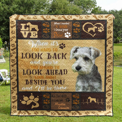 Miniature Schnauzer CL09100123MDQ Quilt Blanket