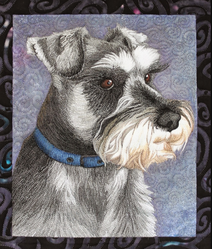 Miniature Schnauzer CLM0211330 Quilt Blanket