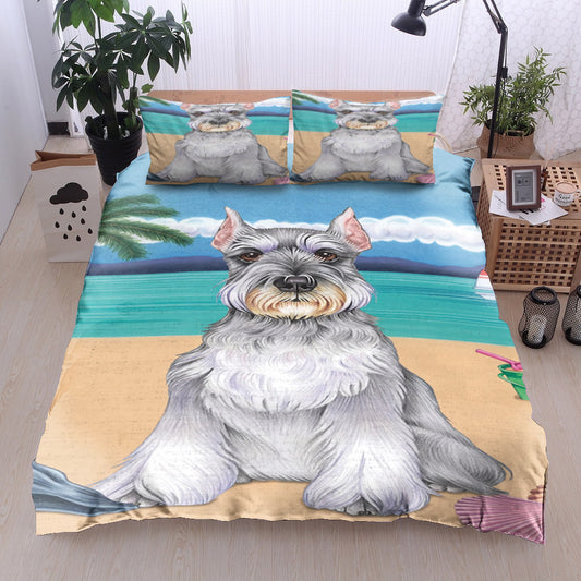 Miniature Schnauzer Beach DV21100190B Bedding Sets