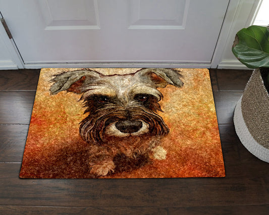 Miniature Schnauzer CL270849MDD Non-slip Door mats