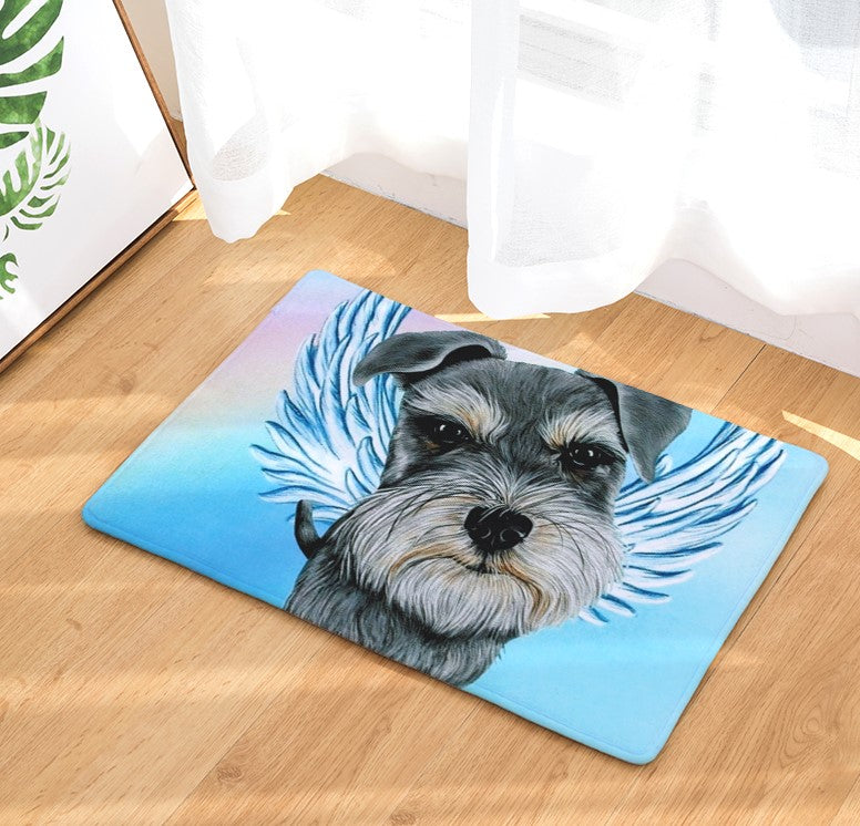 Miniature Schnauzer CL300933MDD Non-slip Door mats
