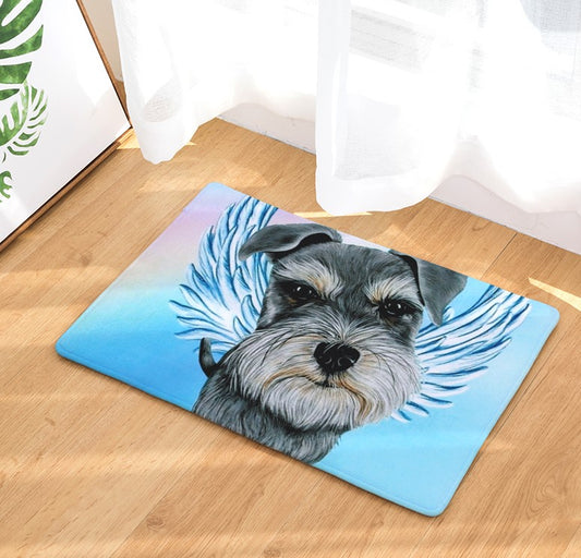Miniature Schnauzer CL300933MDD Non-slip Door mats