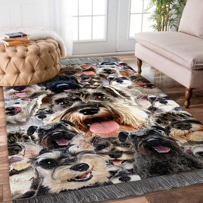 Miniature Schnauzer HM0110106F Decorative Floor-cloth
