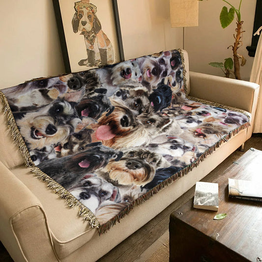 Miniature Schnauzer HM0110107S Throw Blankets For Sofa