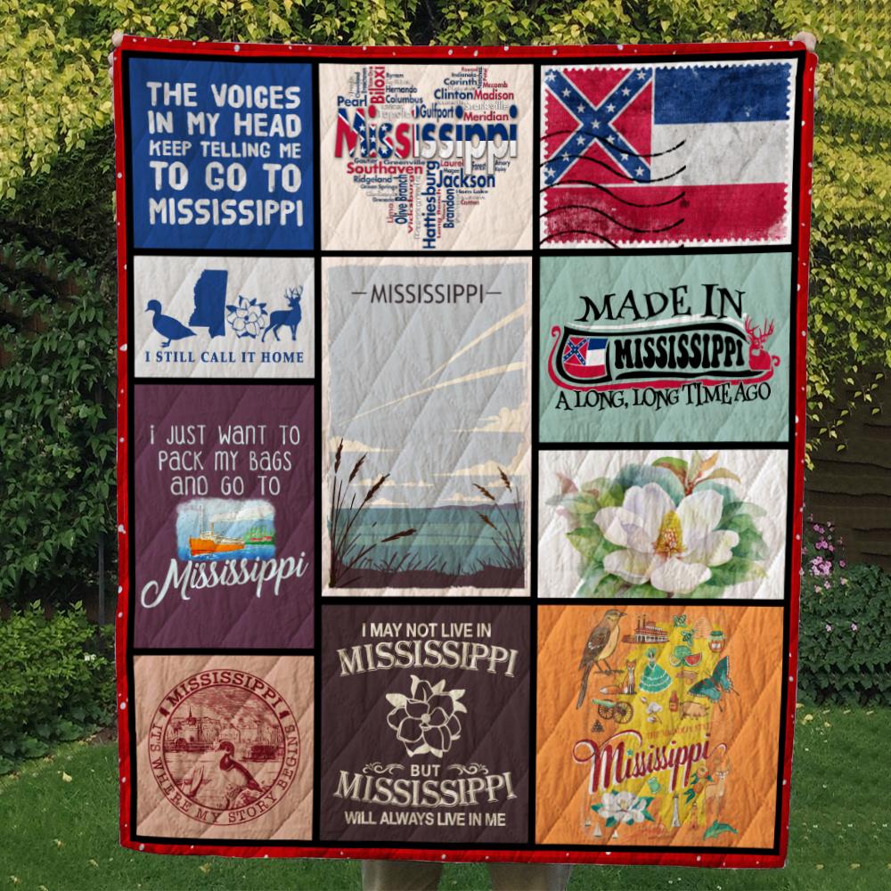 Mississippi CL14100336MDQ Quilt Blanket