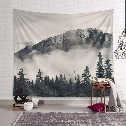 Misty Forest CLP070822 Decorative Wall Hanging Tapestry