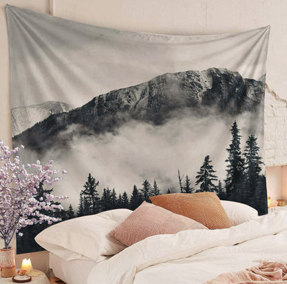 Misty Forest CLP070822 Decorative Wall Hanging Tapestry