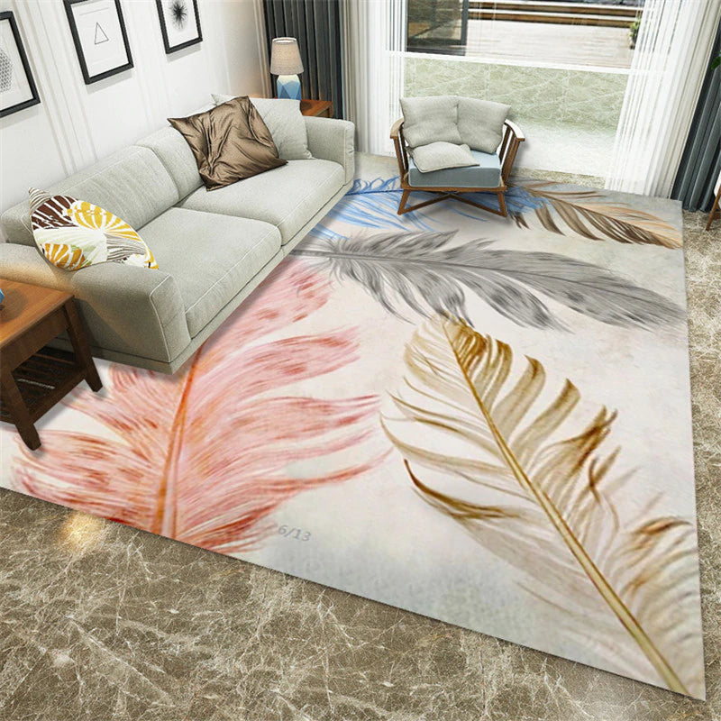 Modern Feather Printed CLP1810109TM Rug