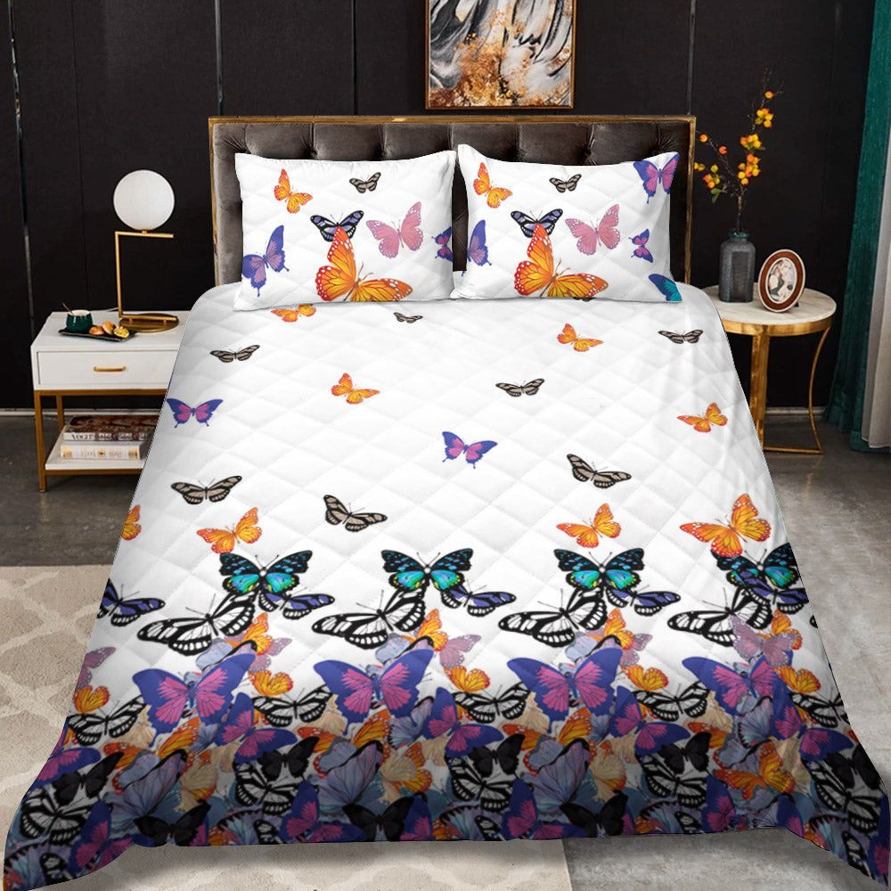 Monarch Butterfly CLM2210152B Quilt Bedding Set