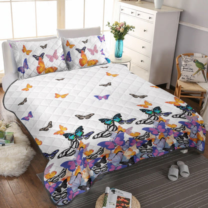 Monarch Butterfly CLM2210152B Quilt Bedding Set