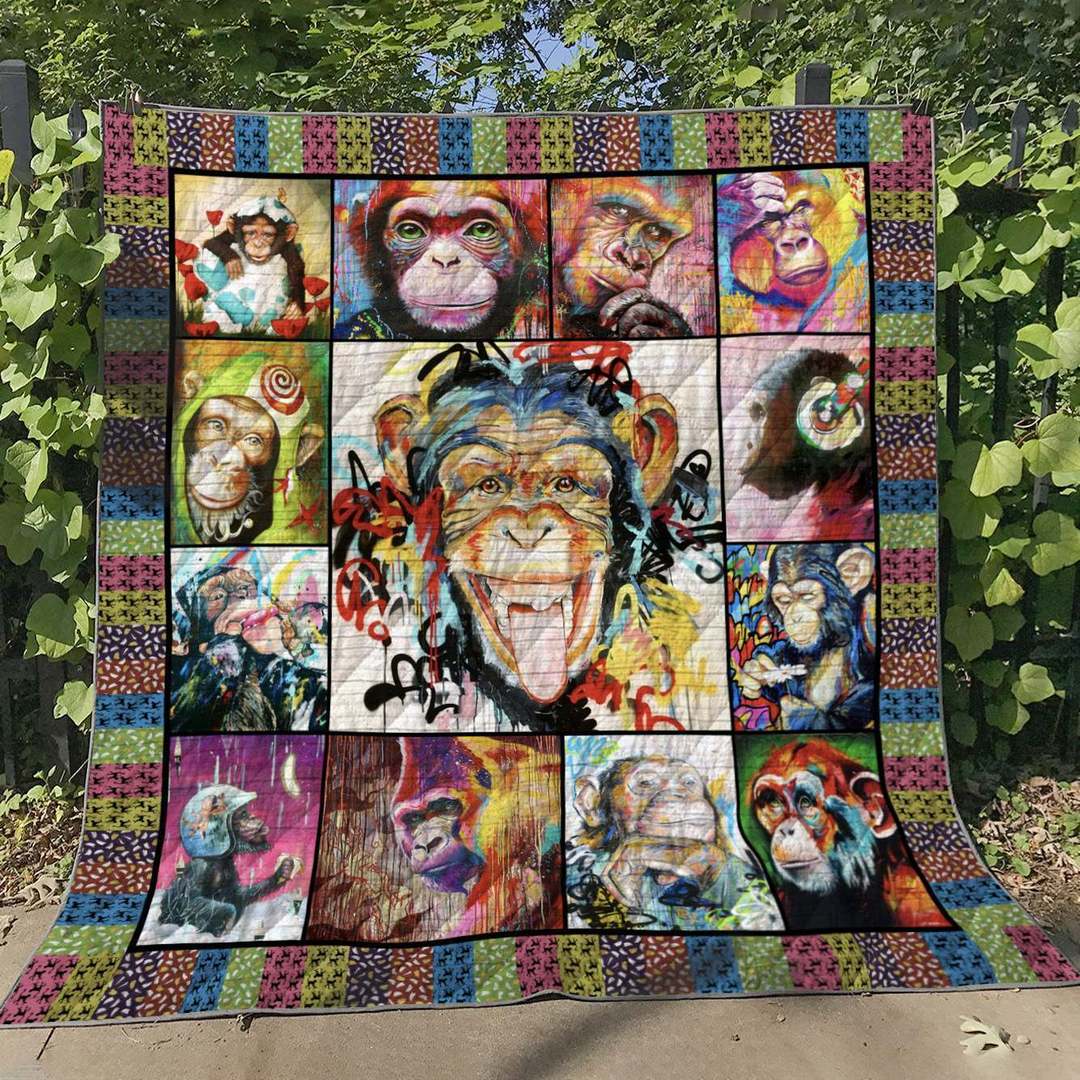 Monkey NN130614 Quilt Blanket