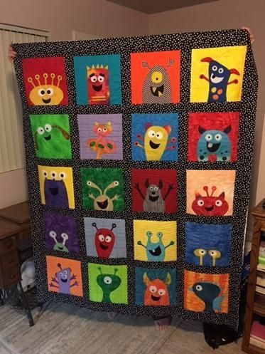 Monster CLM0811378 Quilt Blanket