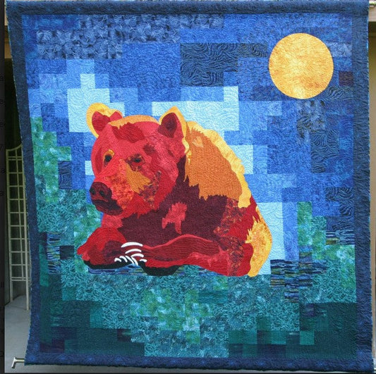 Moon Bear CLA2210328Q Quilt Blanket