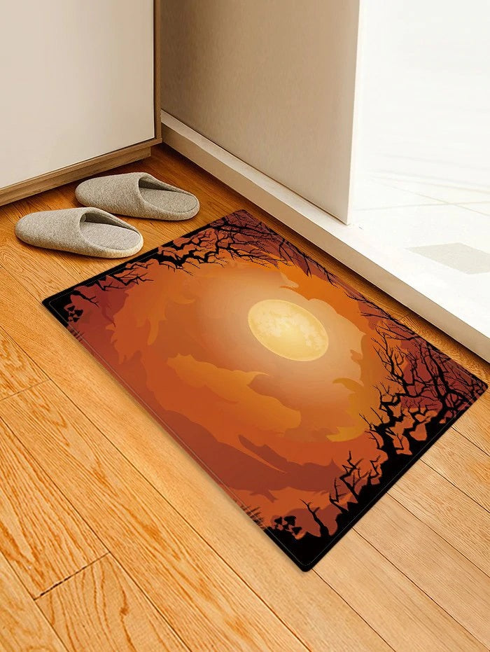 Moon Halloween CLH071079D Non-slip Door mats