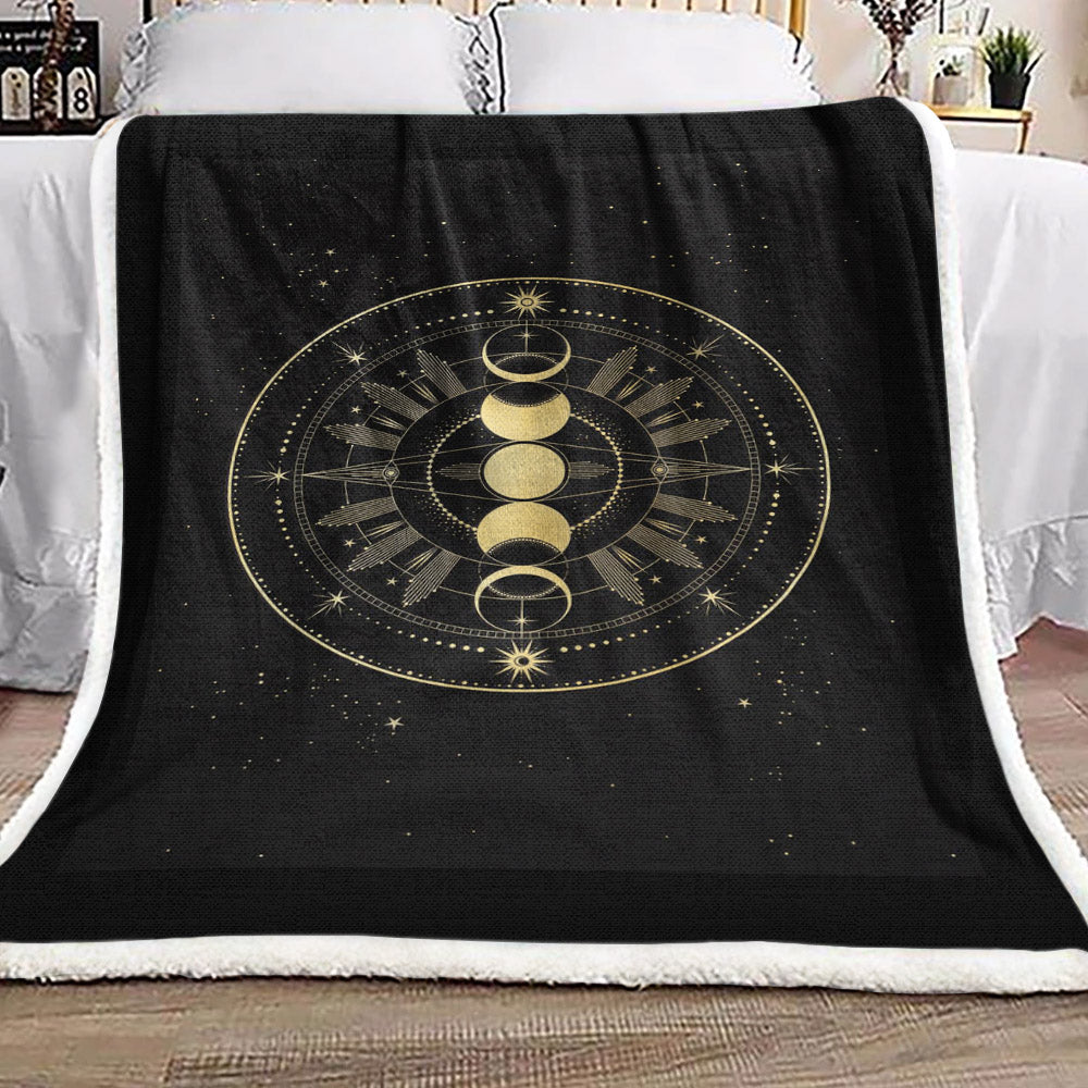 Moon Phase Totem Cocorrina NT2709107F Sherpa Fleece Blanket