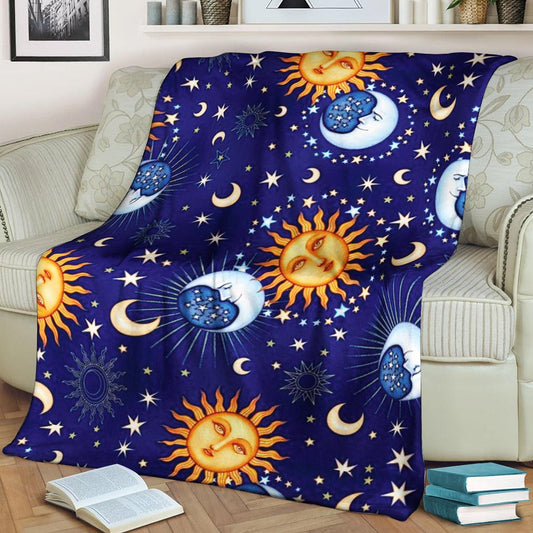 Moon & Sun NP2210157F Sherpa Fleece Blanket