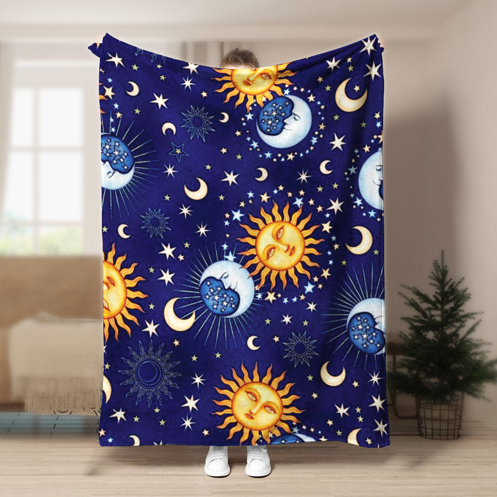 Moon & Sun NP2210157F Sherpa Fleece Blanket