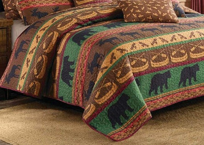 Moose And Bear CLT2510275H Quilt Blanket