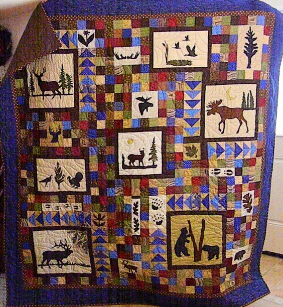 Moose CLA1410434Q Quilt Blanket