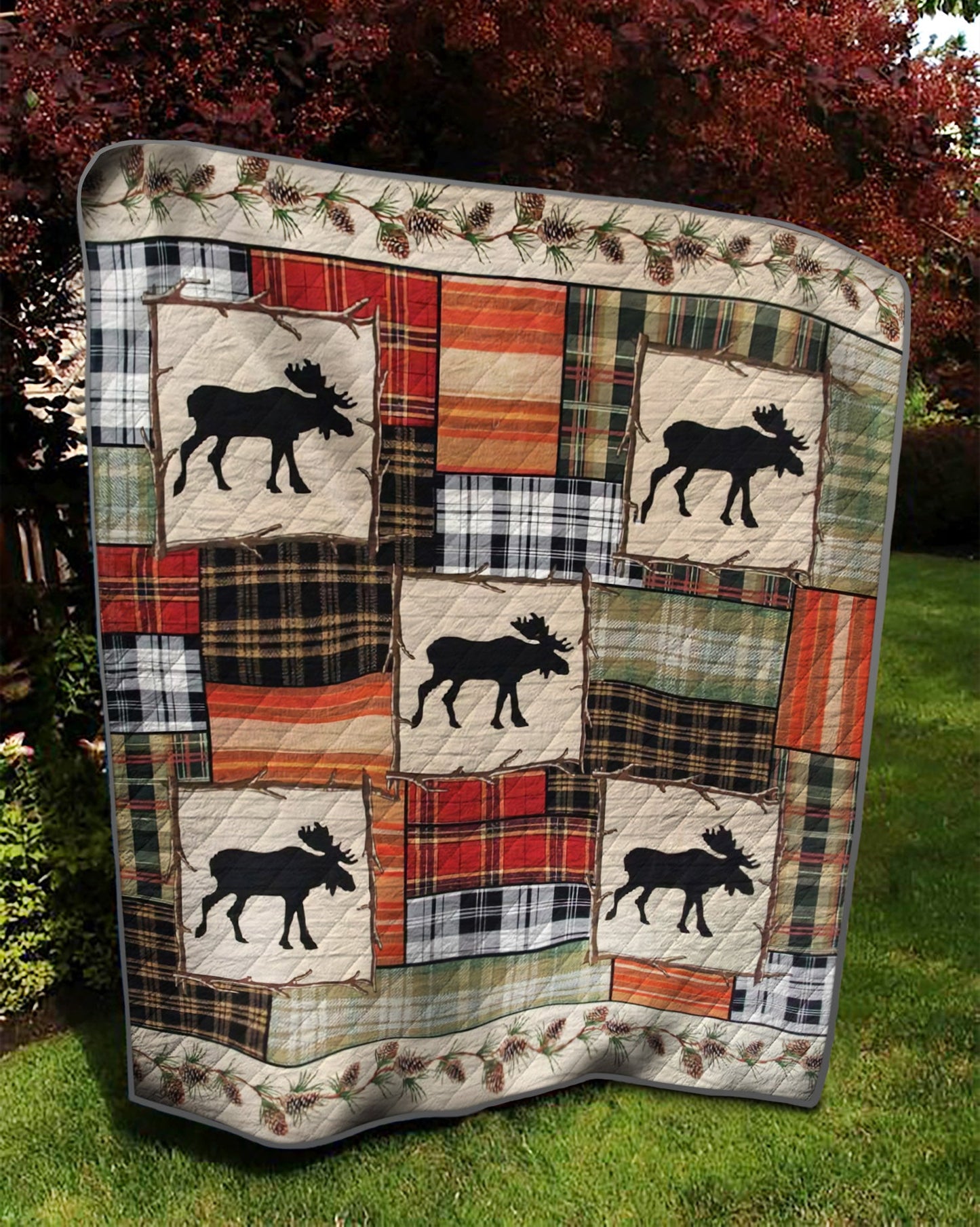 Moose TD19110222 Quilt Blanket