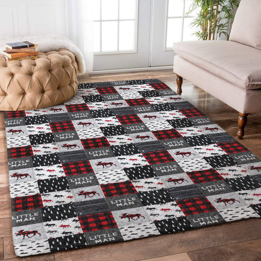 Moose Buffalo Plaid NN2611067M Rug