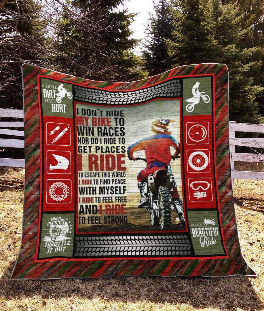 Motocross BI100704B TBG Quilt Blanket