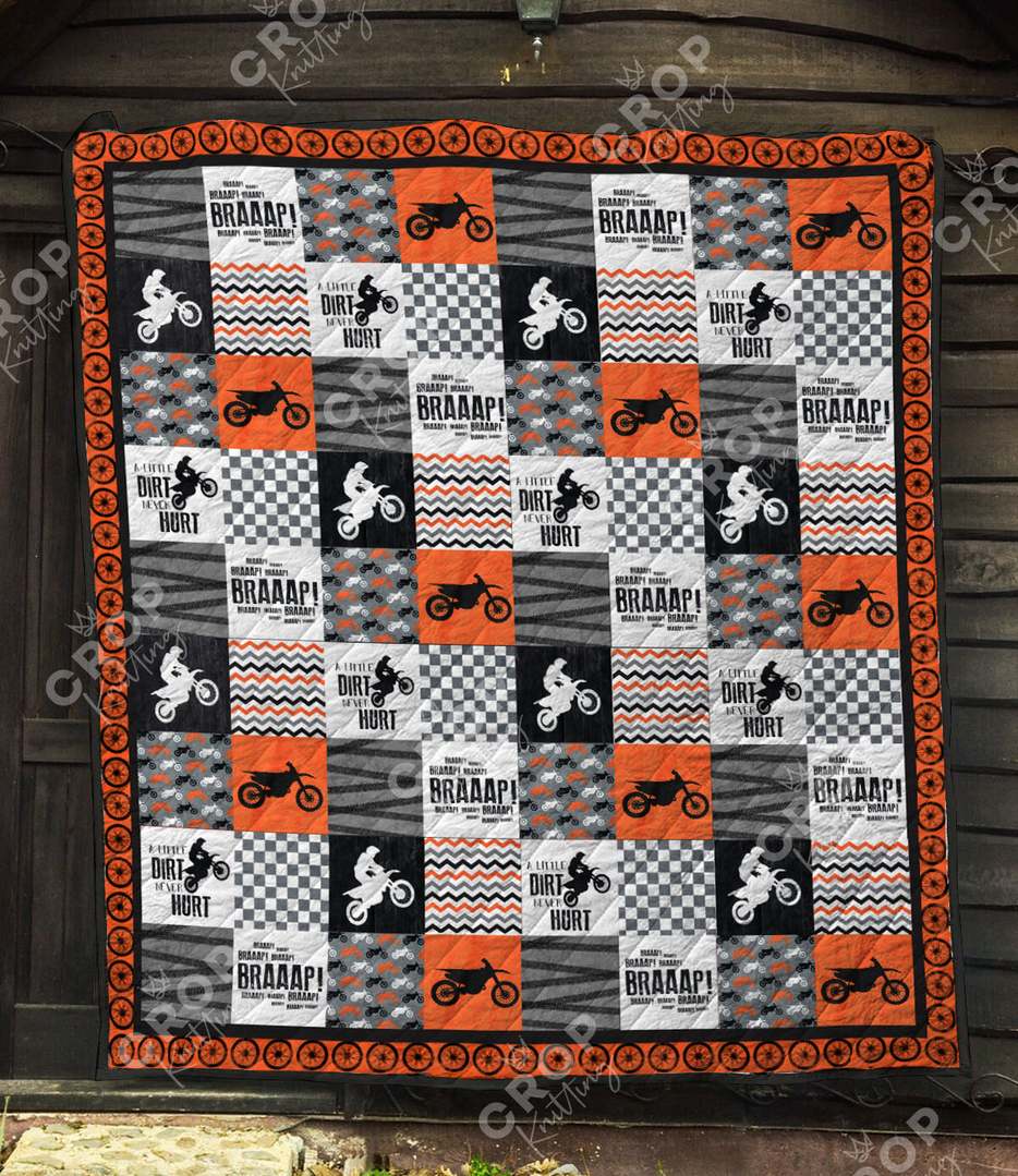 Motocross BI280619B Quilt Blanket