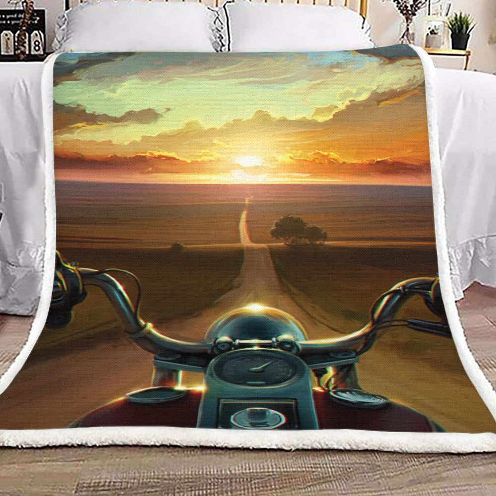 Motocycle TN1909096TT Sherpa Fleece Blanket