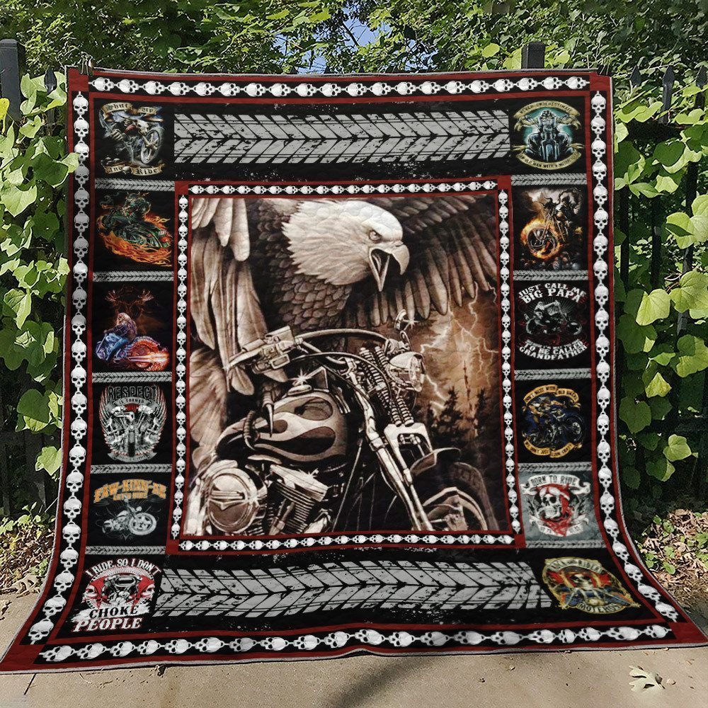 Motorcycle D010769 Quilt Blanket