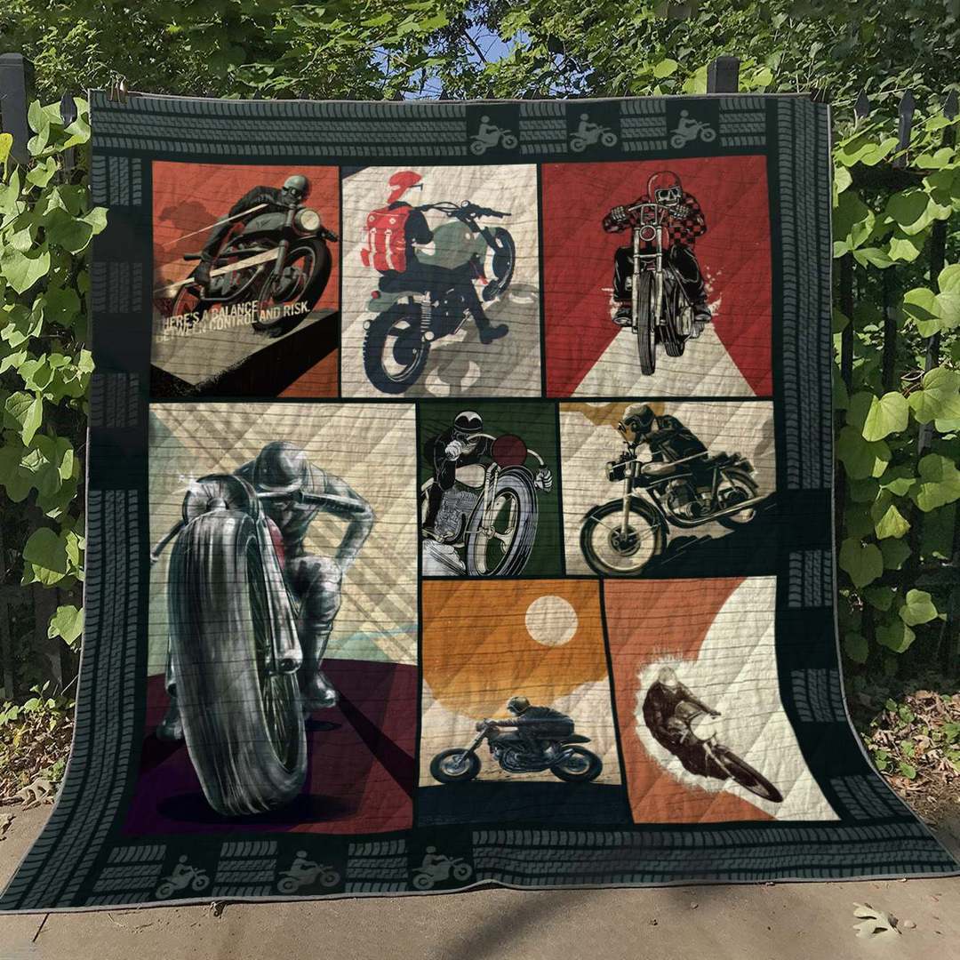 Motorcycle Racing NN240527 Quilt Blanket