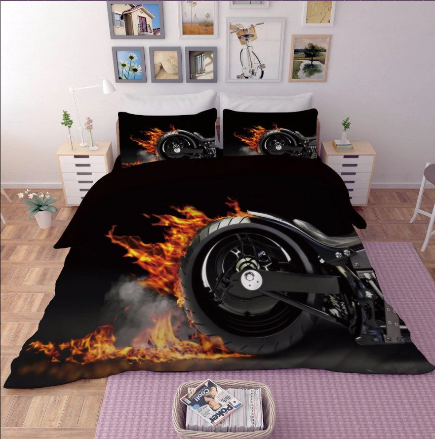 Motorcycle CL2409146MDB Bedding Sets