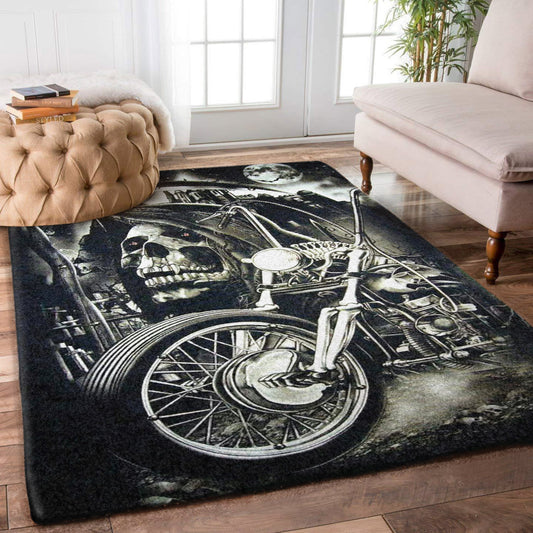Motorcycle Skull TL2110132M Rug