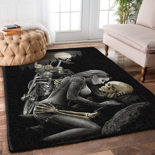 Motorcycle Skull TL2110134M Rug