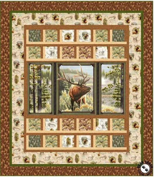 Mountain Elk CLA11110786Q Quilt Blanket