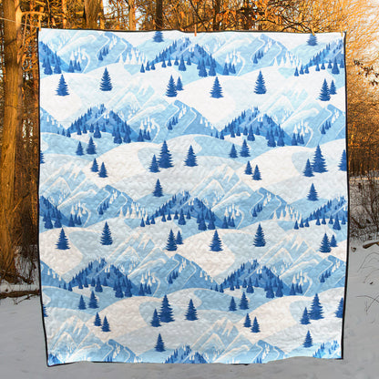 Mountain Snow CLH0412472Q Quilt Blanket