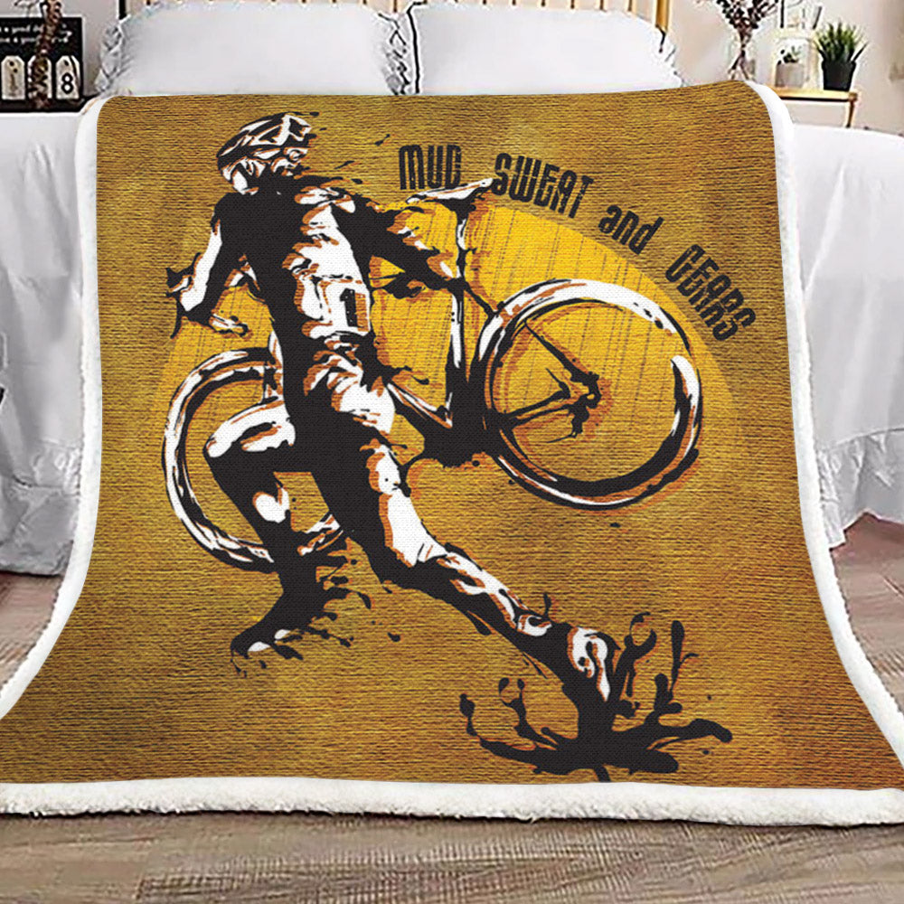 Mountain Bike HM1610115TT Sherpa Fleece Blanket