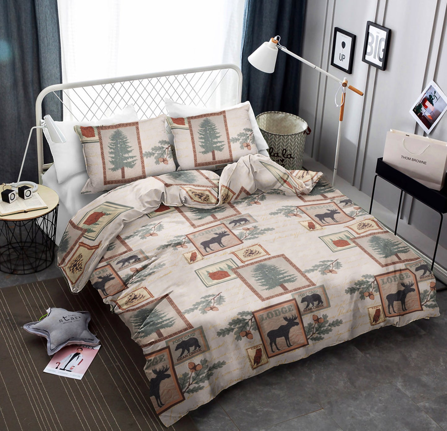 Mountain Lodge Bear CLM2309133B Bedding Sets