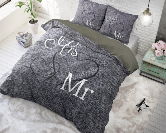 Mr And Mrs Heart CLM2110344B Bedding Sets