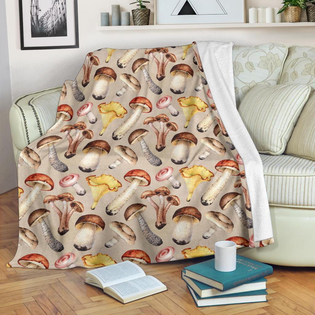Mushroom CL12100802MDF Sherpa Fleece Blanket