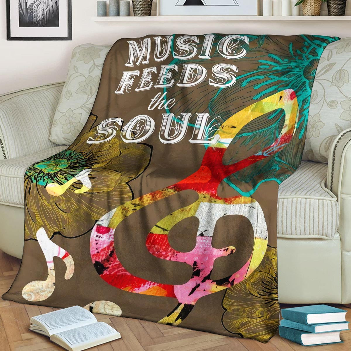 Music BL190840F Sherpa Fleece Blanket