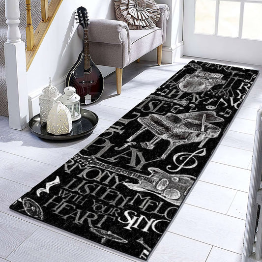 Music BL200915RU Runner Rug