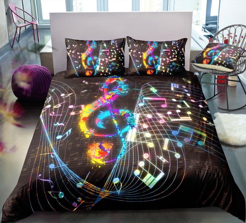 Music Notes CLA0210581B Bedding Sets