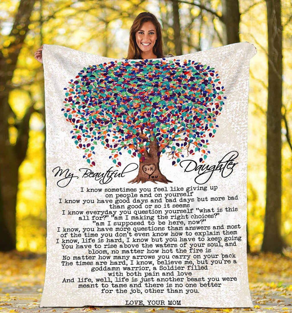 My Beautiful Daughter CLM0111220S Sherpa Fleece Blanket