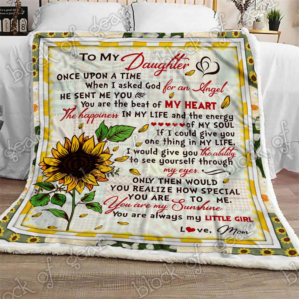 My Daughter My Sunshine CL301173MDF Sherpa Fleece Blanket