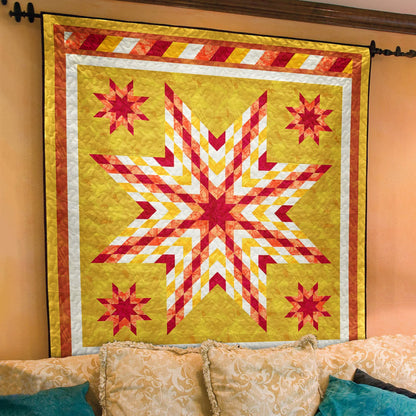 Native American Inspired Star Art Quilt TL21072304BL