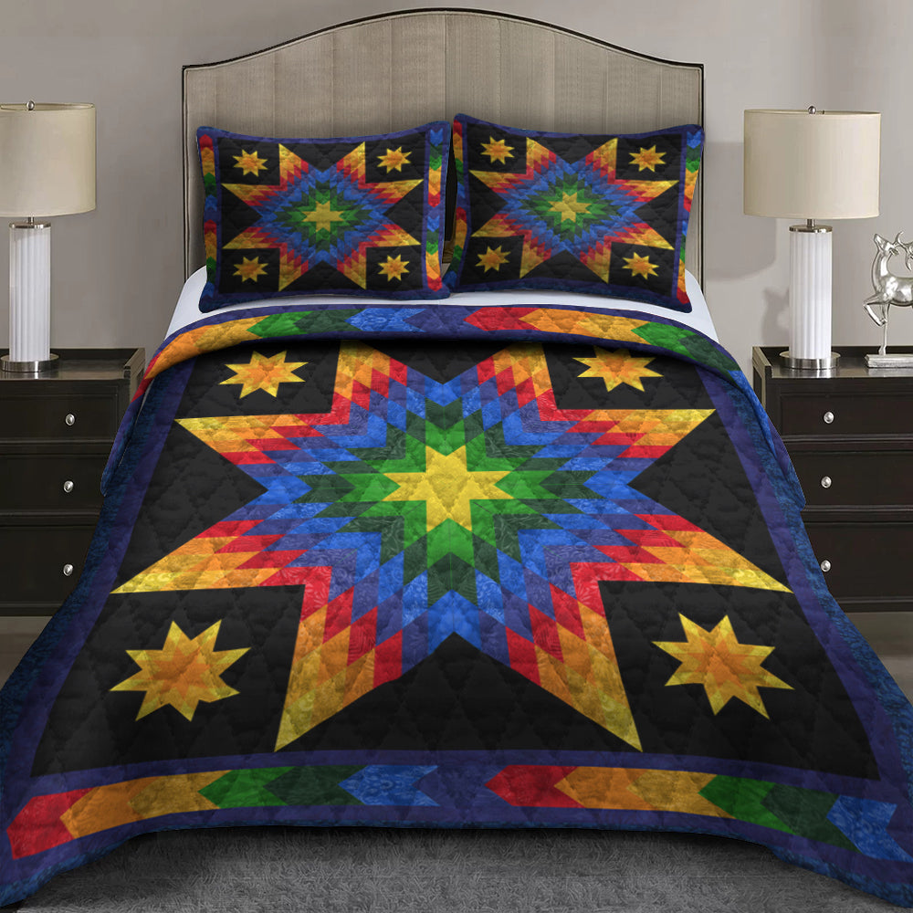 NAtive American Star Quilt Bedding Set TL310504QS